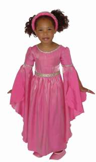 PINK Renaissance Princess Queen Dress Girls Costume NEW  