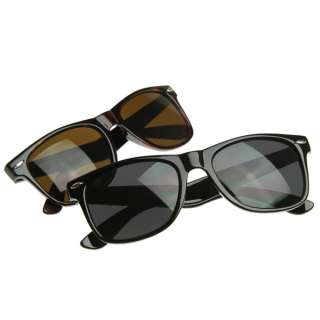 80s Retro Large Classic Wayfarers Style Sunglasses Eyewear  