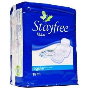    Stayfree  Maxi with Wings (18 pack)