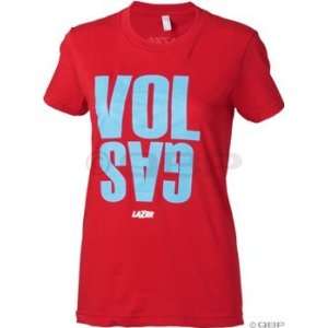  Lazer Womens Vol Gas T Shirt Red; SM