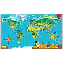 LeapFrog TAG 2 Sided Interactive World Map   LeapFrog   