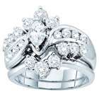 gold anniversary 1 2 ctw bridal diamond engagement ring 14k