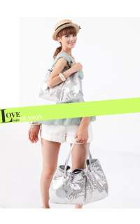   PU Leather PARTY Sequin Spangle Decorative Tote Shoulder Bag  