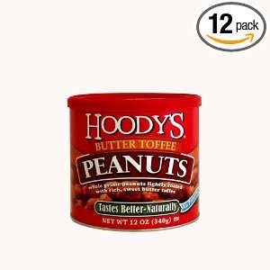 Hoodys Butter Toffee Peanuts, 12 Ounce Grocery & Gourmet Food