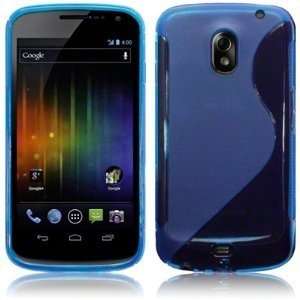  Samsung Galaxy Nexus Blue TPU Gel Skin Case for Verizon 