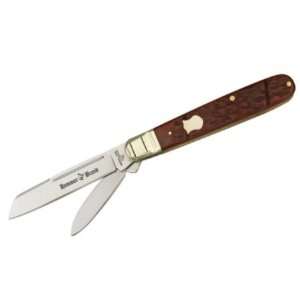  Hammer Knives 8 English Jack Knife with Brown Jigged Bone 