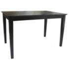   Concepts 30 X 48 Solid Wood Top Shaker Styled Table   Java