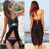 Cross Front Behemian Tankini Bikini Set Swimsuit 2 Pcs Stripe Suit 