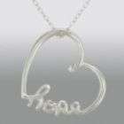 Reflections Sterling Silver Faith, Hope, Love Pendant