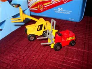   Collectors Case & 12 Cars Lesney Superfast Heavy Machinery Rescue
