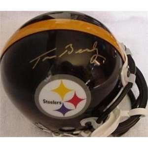 Tom Beasley Autographed/Hand Signed Pittsburgh Steelers Football Mini 