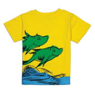   24M DR Seuss Short Sleeve Toddler Tee Two Fish 24 Months 