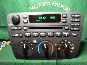 01 03 FORD TAURUS SABLE CD RADIO AUX Ipod Sat input  
