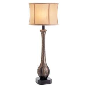   17362 016 Motega 1 Light Table Lamp, Antique Silver