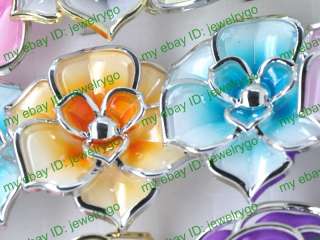 Wholesale lots jewelry 20 mixed resin flower rings HC39  