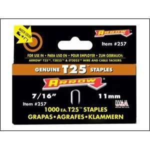  Arrow Fastener 257 Genuine T25/T2025 7/16 Inch Staples 