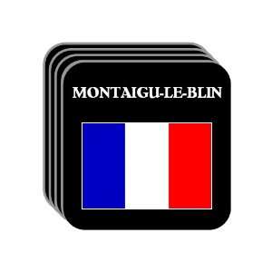 France   MONTAIGU LE BLIN Set of 4 Mini Mousepad Coasters