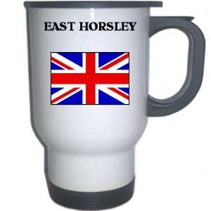  UK/England   EAST HORSLEY White Stainless Steel Mug 
