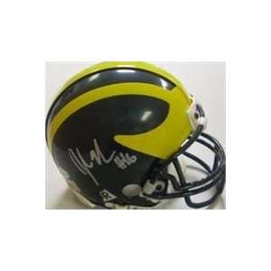 John Navarre autographed Football Mini Helmet (Michigan Wolverines)
