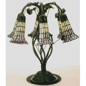  Meyda Tiffany 6 Light Lily Table Lamp 102416