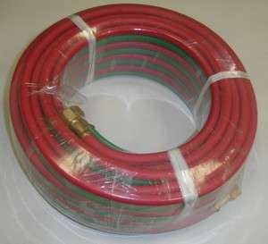 ALL FUEL TWIN GAS WELDING HOSE   GRADE T   50X1/4 BB Connection 