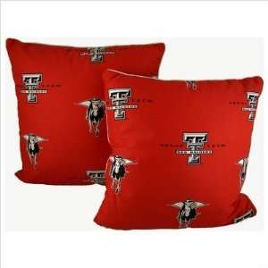   College Covers TTUDP Texas Tech Decorative Pillow