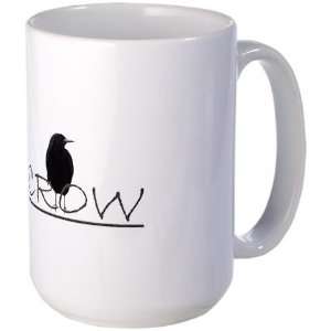  crow design Animal Large Mug by  