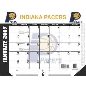  Indiana Pacers 22x17 Desk Calendar 2007