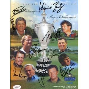 , Gary Player, Tom Watson & Others Autographed / Signed 2000 PGA 