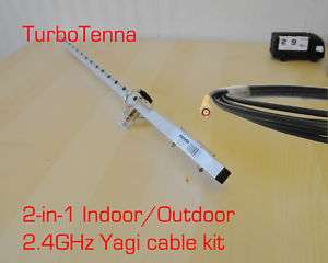 2in1 kit 20dBi Yagi outdoor antenna with 20FT RF cable 4892254166139 