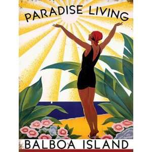  Personalized Vintage Paradise Living Wooden Plaque