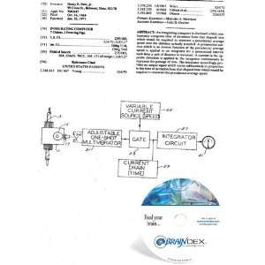  NEW Patent CD for INTEGRATING COMPUTER 