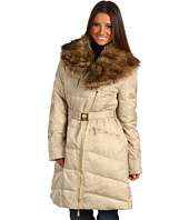 Vince Camuto Zip Coat w/ Detachable Faux Fur Shawl Collar $86.99 ( 60% 