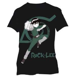        Naruto T Shirt Rock Lee (noir) (XL) Toys & Games