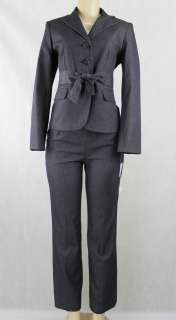Suit Studio women suit pant set Island Escape jacket pant dark gray 