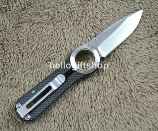   Blade G10 Handle Line Lock Pocket EDC Folding Knife w/ Sheath  