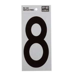  Hy Ko RV 80/8 Reflective 8 Vinyl Number   6