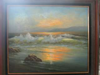 Oil On Canvas Signed By Renown Artist. R.Christi 1970  