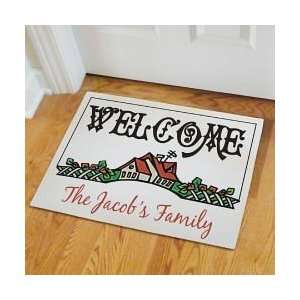  Personalized Welcome to Our House Doormat Door Mat Patio 