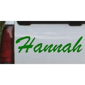   Green 60in X 16.0in    Hannah Car Window Wall Laptop Decal Sticker