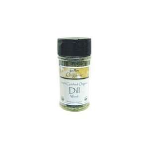   Organic Dill Weed 0.6 oz (17 grams) Pwdr