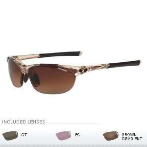  Tifosi Wisp Golf Interchangeable Lens Sunglasses   Crystal 