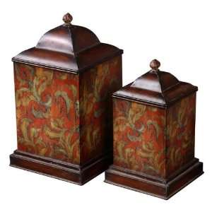 Colorful Flowers Canisters Set/2   19166