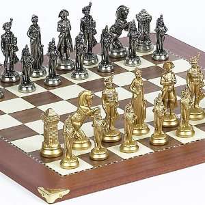   Chessmen From Italy & Astor Place Board From Spain Toys & Games