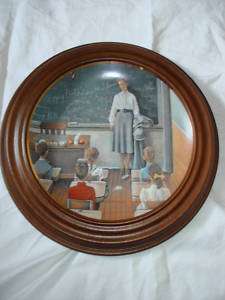 The School Teacher 1884 Norman Rockwell Mint  