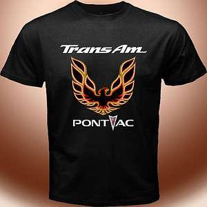 New Pontiac Trans Am Racing Firebird T Shirt American Muscle Car Black 