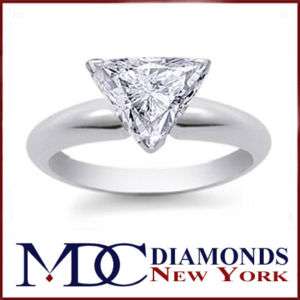 53 Carat Trillion Diamond Solitaire Engagement Ring G  
