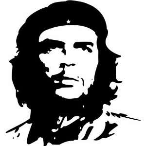 Che Guevara Vinyl Decal Sticker White Vinyl 8 Inch