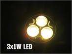 3W MR16 High Power Warm White LED Gu5.3 Lamp Light Bulb 3x1W 12V
