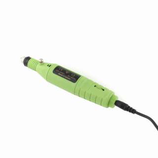   220V Green Pen Shape Electric Nail Drill Art Manicure File Tool  